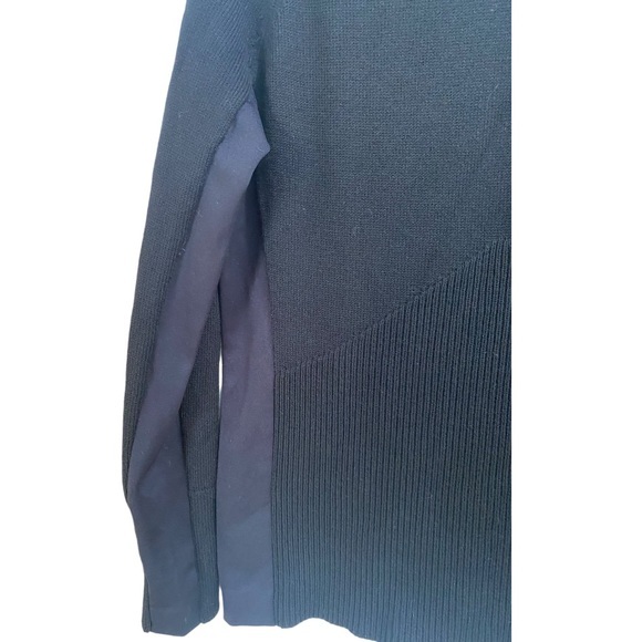 ATHLETA Mesa Hybrid‎ T-Neck Black Sweater size Small EUC - Picture 4 of 7